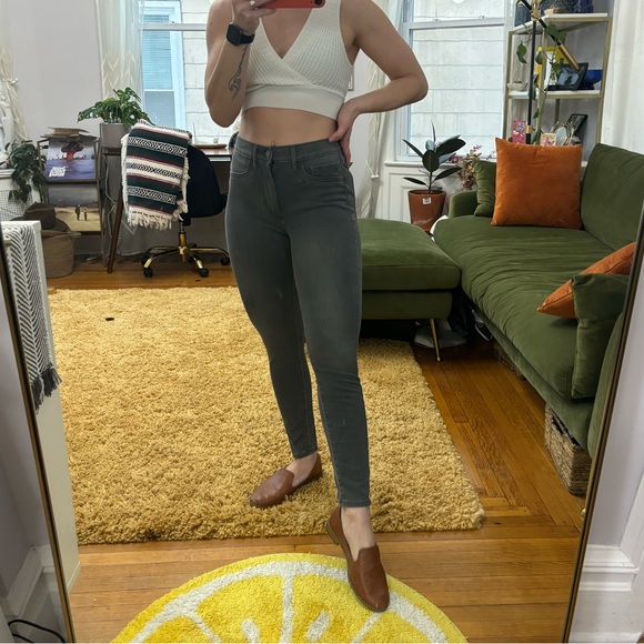 Banana Republic High Rise Skinny Gray Sz 4 27 Super Stretch Legging Jeans - Picture 9 of 9